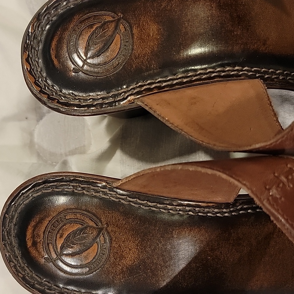 Ladies Nuture Brown Sandal Wedges Size 11 - Picture 2 of 7